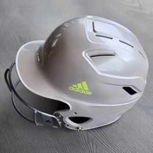 Adidas Pearl White Destiny Fastpitch Softball Climacool Helmet Size 6 3/8-7 5/8"